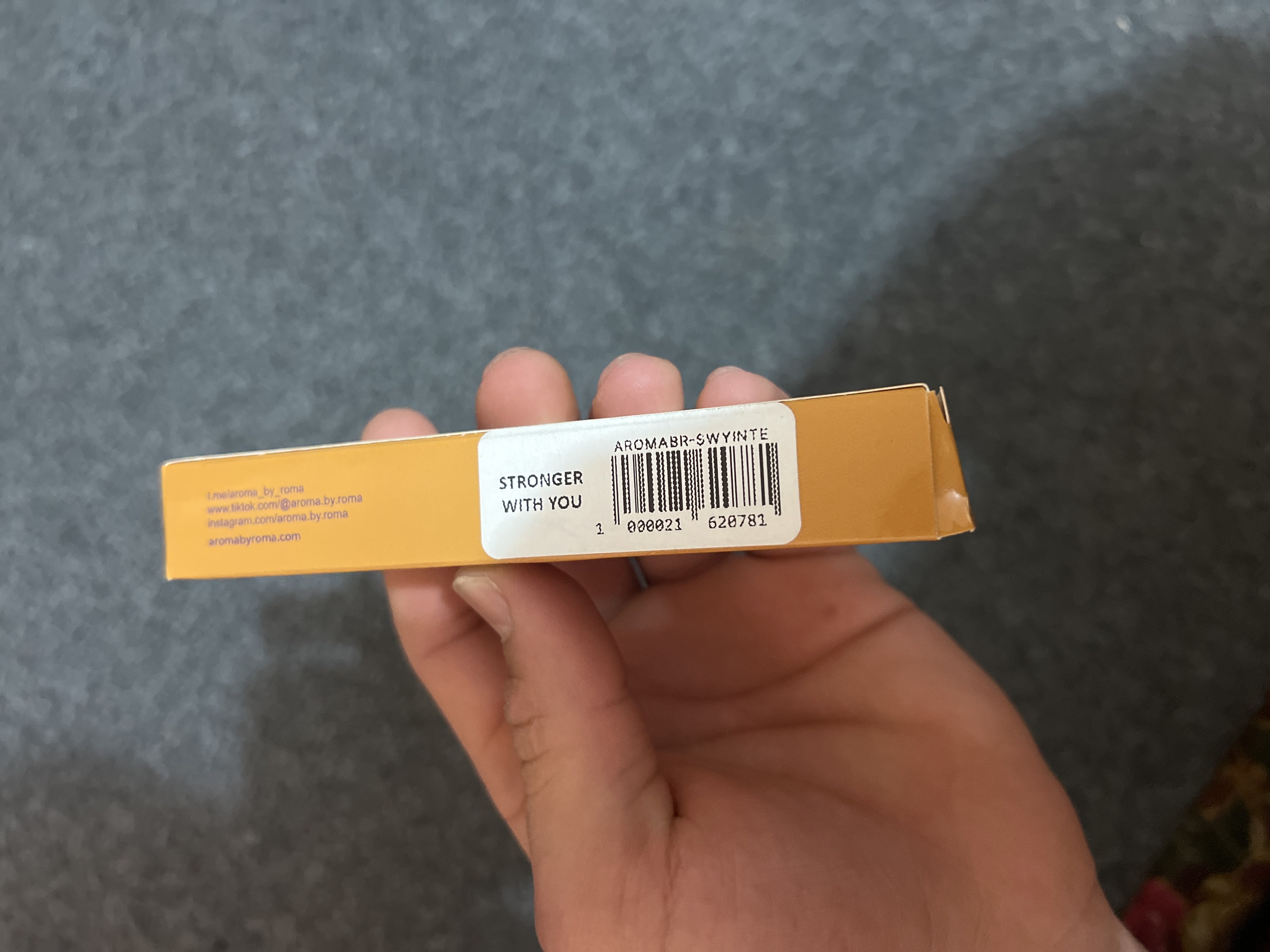 Stronger With You Intensely asosidagi erkaklar parfyumeri, 10 ml, chidamli atir