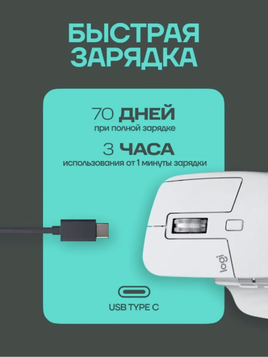 Simsiz Logitech MX Master 3S sichqoncha