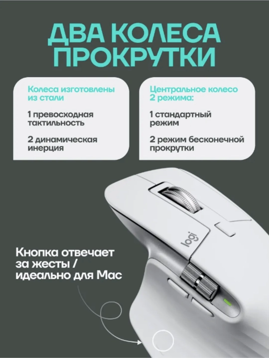 Simsiz Logitech MX Master 3S sichqoncha