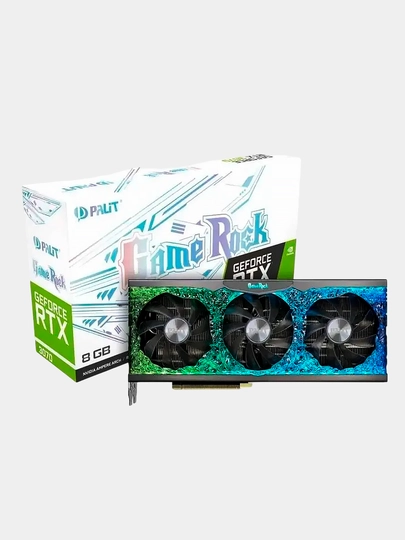 Palit Видеокарта GeForce RTX 3070 Ti Gamerock 8 ГБ