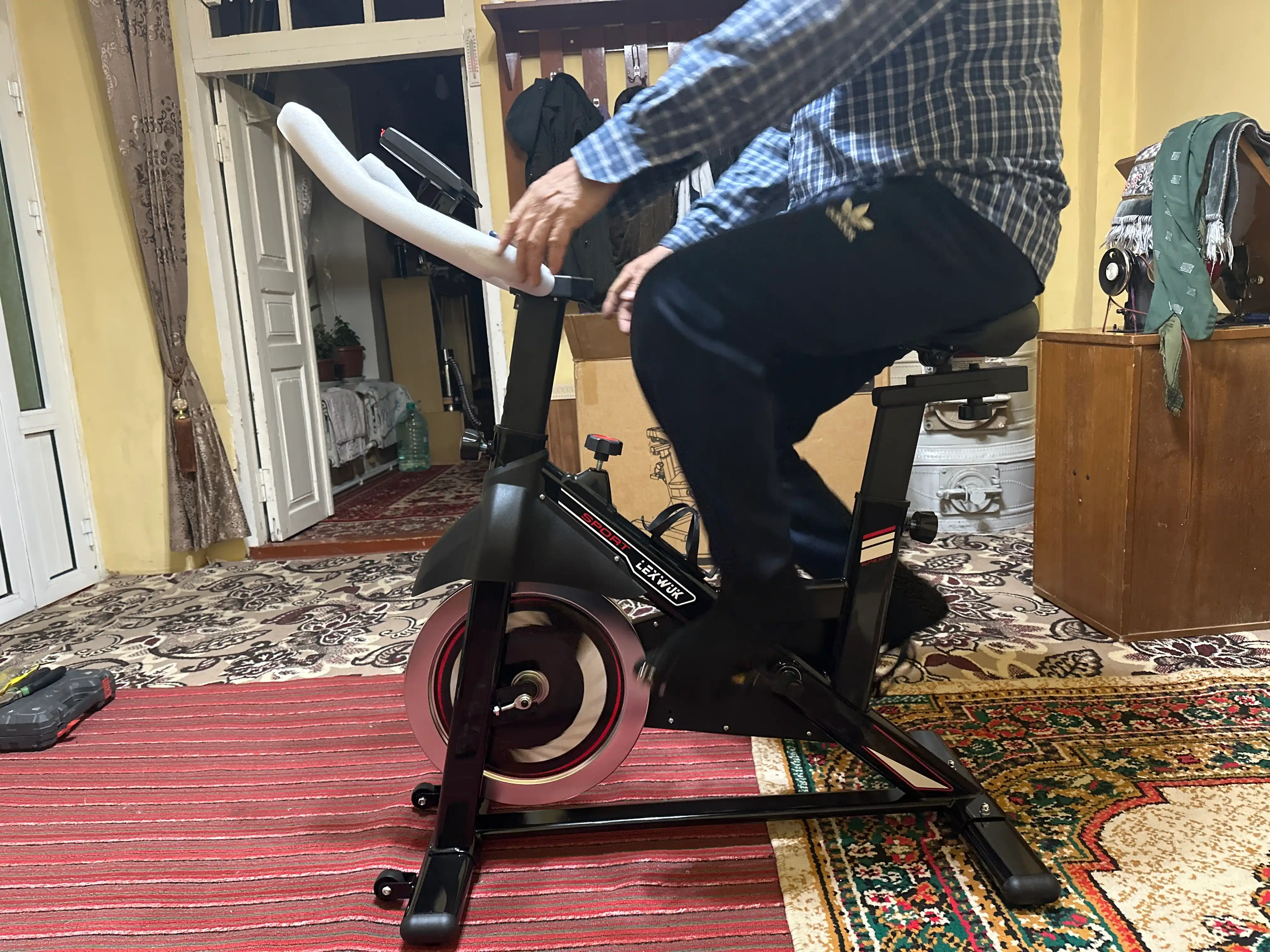 Велотренажер ZEN FIT, спин-байк домашний, велотренажер для ног, кардио, нагрузка до 120 кг