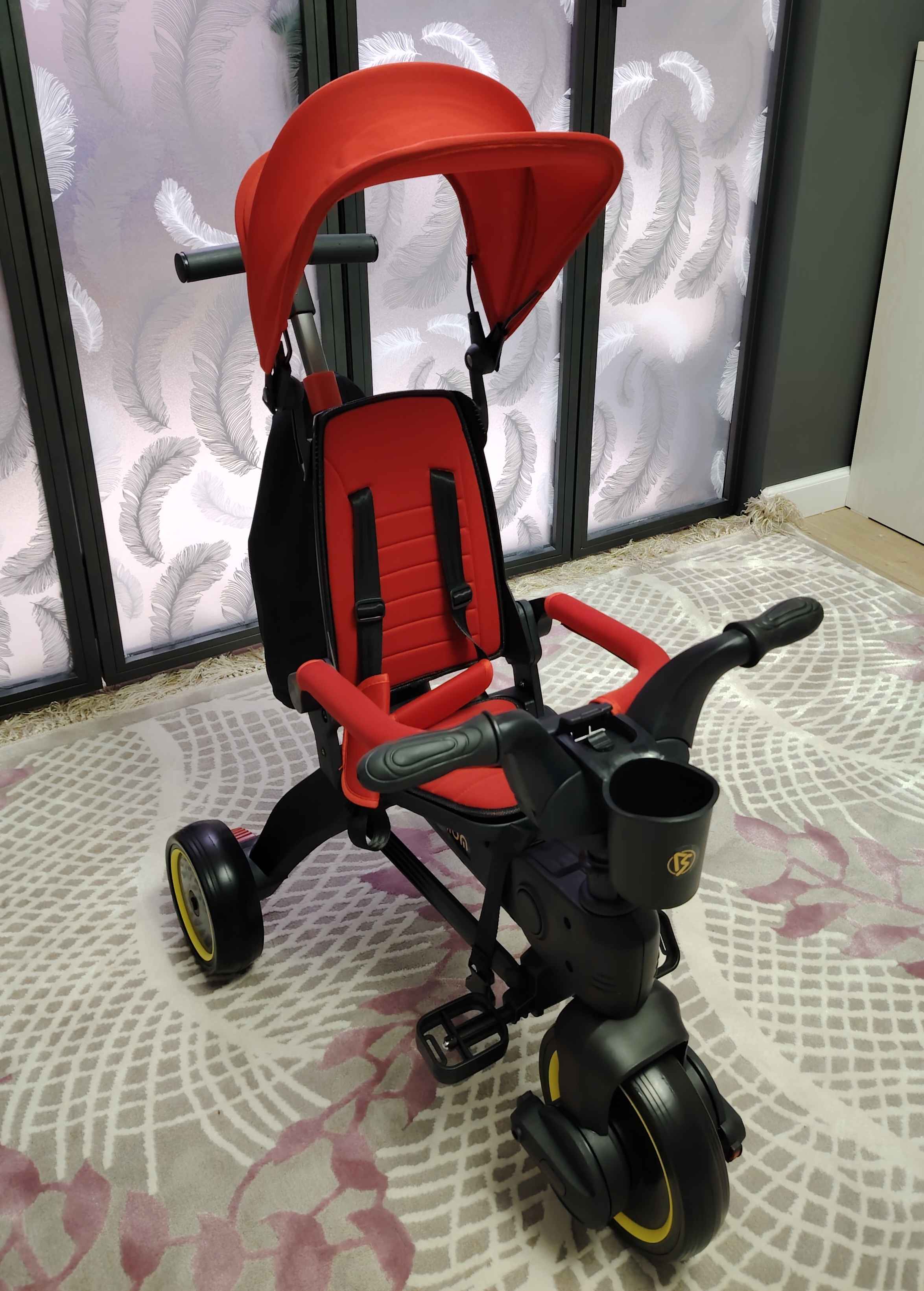 Bolalar velosiped aravachasi Luxmom S7, bolalar kolyaskasi, bolalar velosipedlari