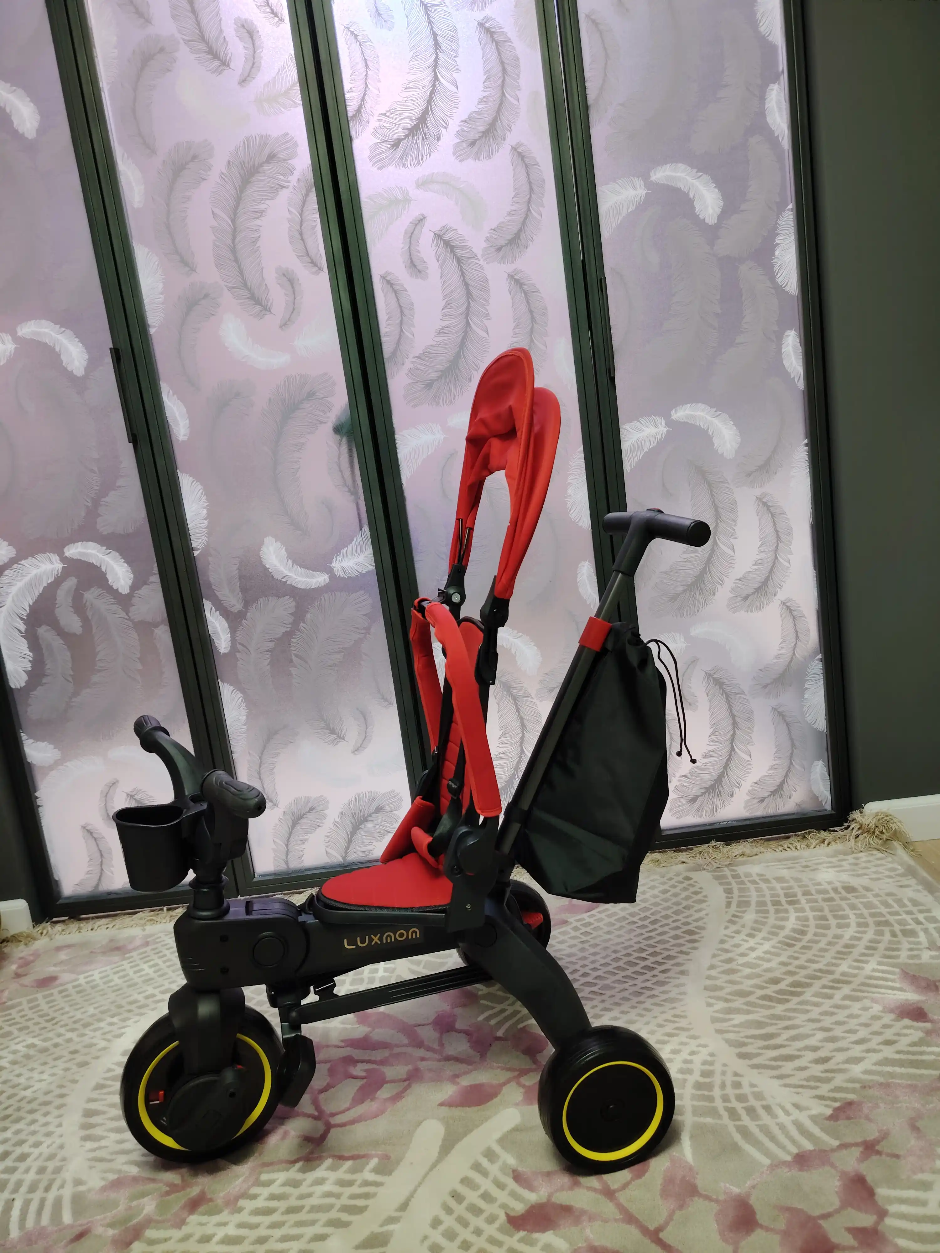 Bolalar velosiped aravachasi Luxmom S7, bolalar kolyaskasi, bolalar velosipedlari