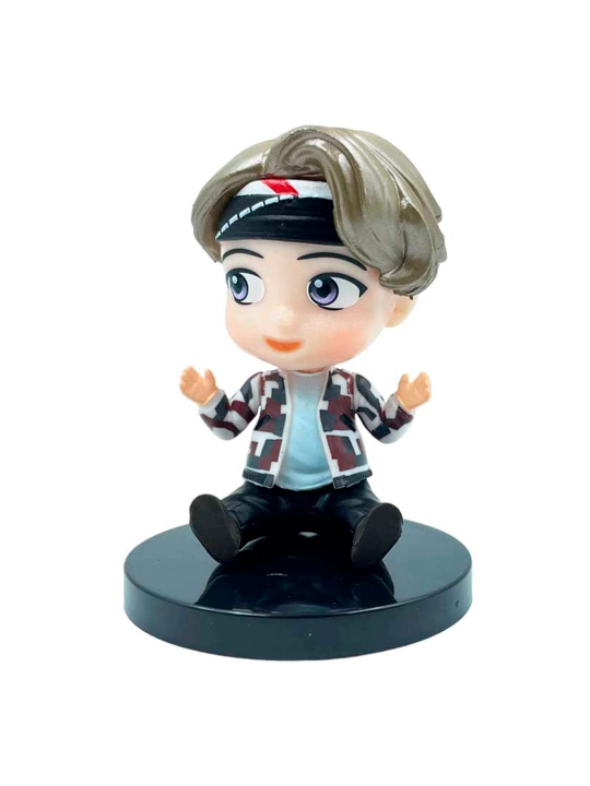 BTS guruhi kolleksiya figurkalari, ARMY uchun BTS, K-pop miniatyuralari, 8 sm