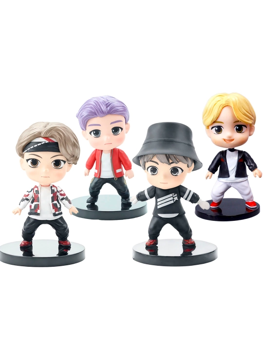 Коллекционные фигурки группы BTS, K-pop миниатюры для ARMY, 8 см