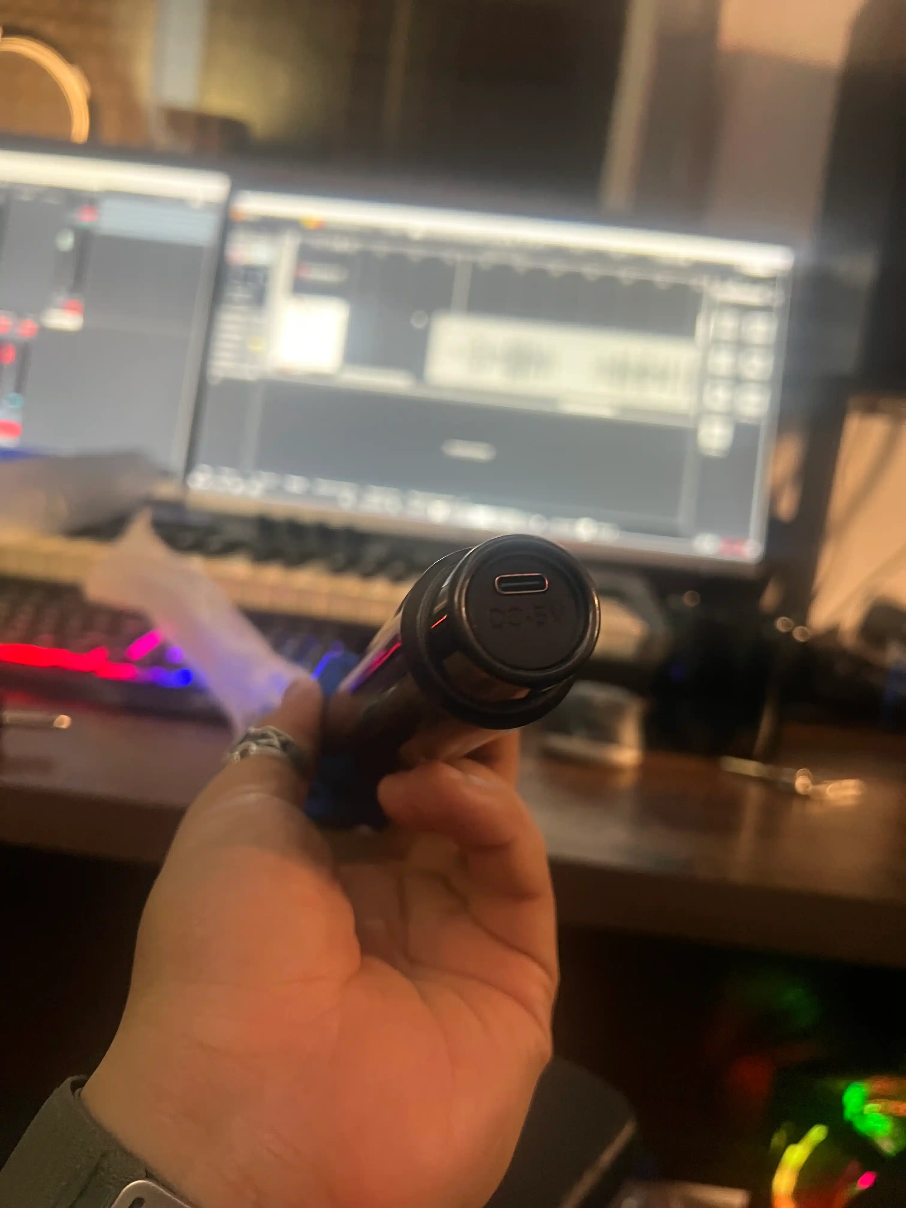 Simsiz karaoke mikrofonlari, professional, 2 dona