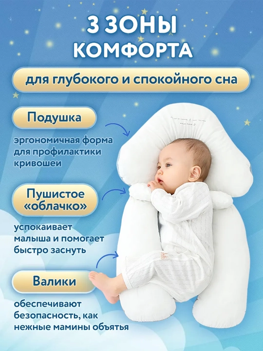 Chaqaloqlar uchun ortopedik yostiq