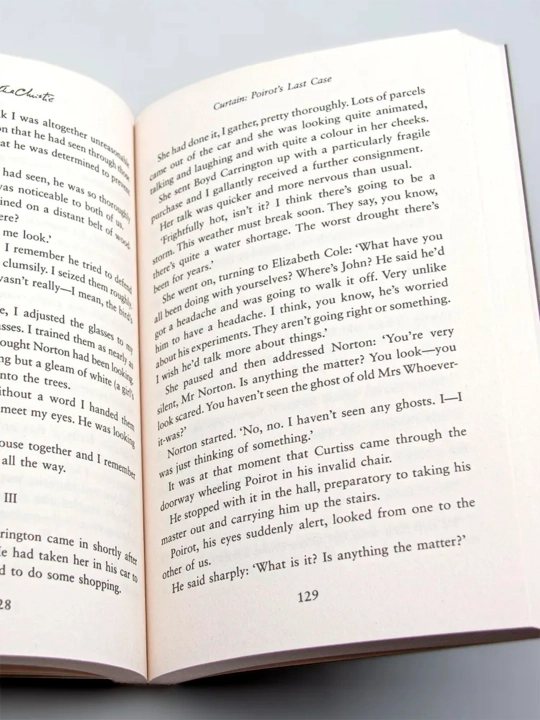 Книга, Curtain Poirots Last Case Christie Agatha