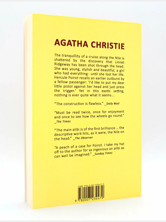 Книга, Death on the Nile, Agatha Christie