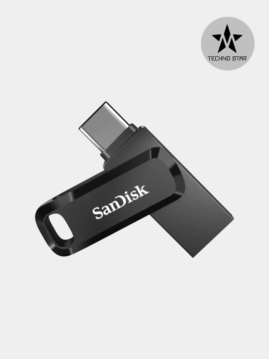 Флешка Sandisk Ultra Dual Drive Type-C 128/256 Gb 400Mb/s Usb 3.2, iOS/Android/Windows