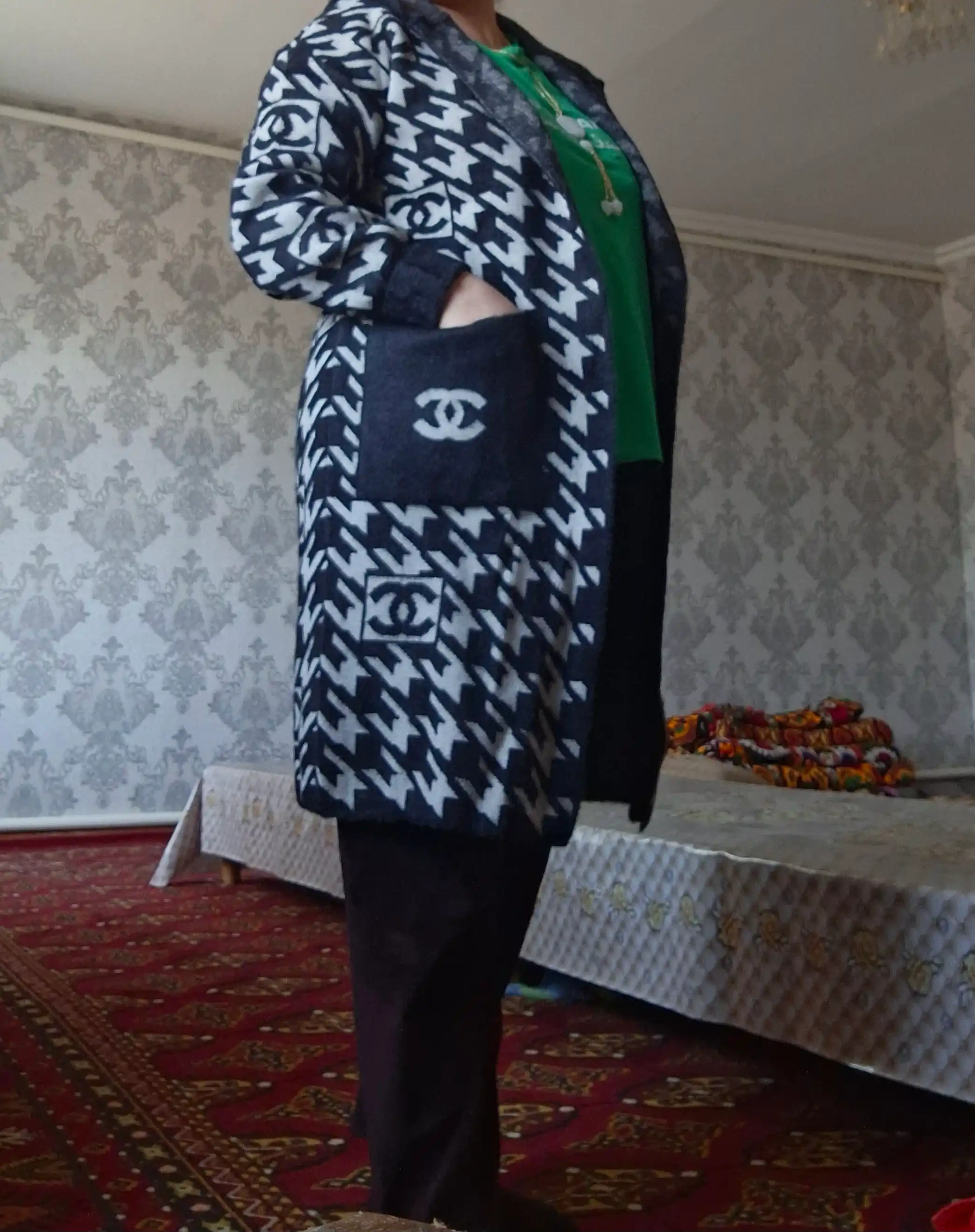 Длинный кардиган из ангорки для женщин Didov Triko, мягкий, качественный, оверсайз