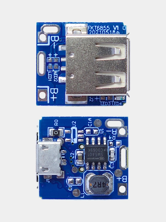 LED indikatorli 5V USB Powerbank zaryadlovchi quvvat moduli