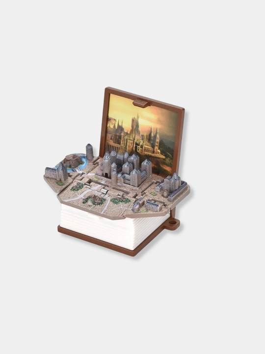 3D Brelok kitobchasi, Garri Potter, Hogwarts qalasi