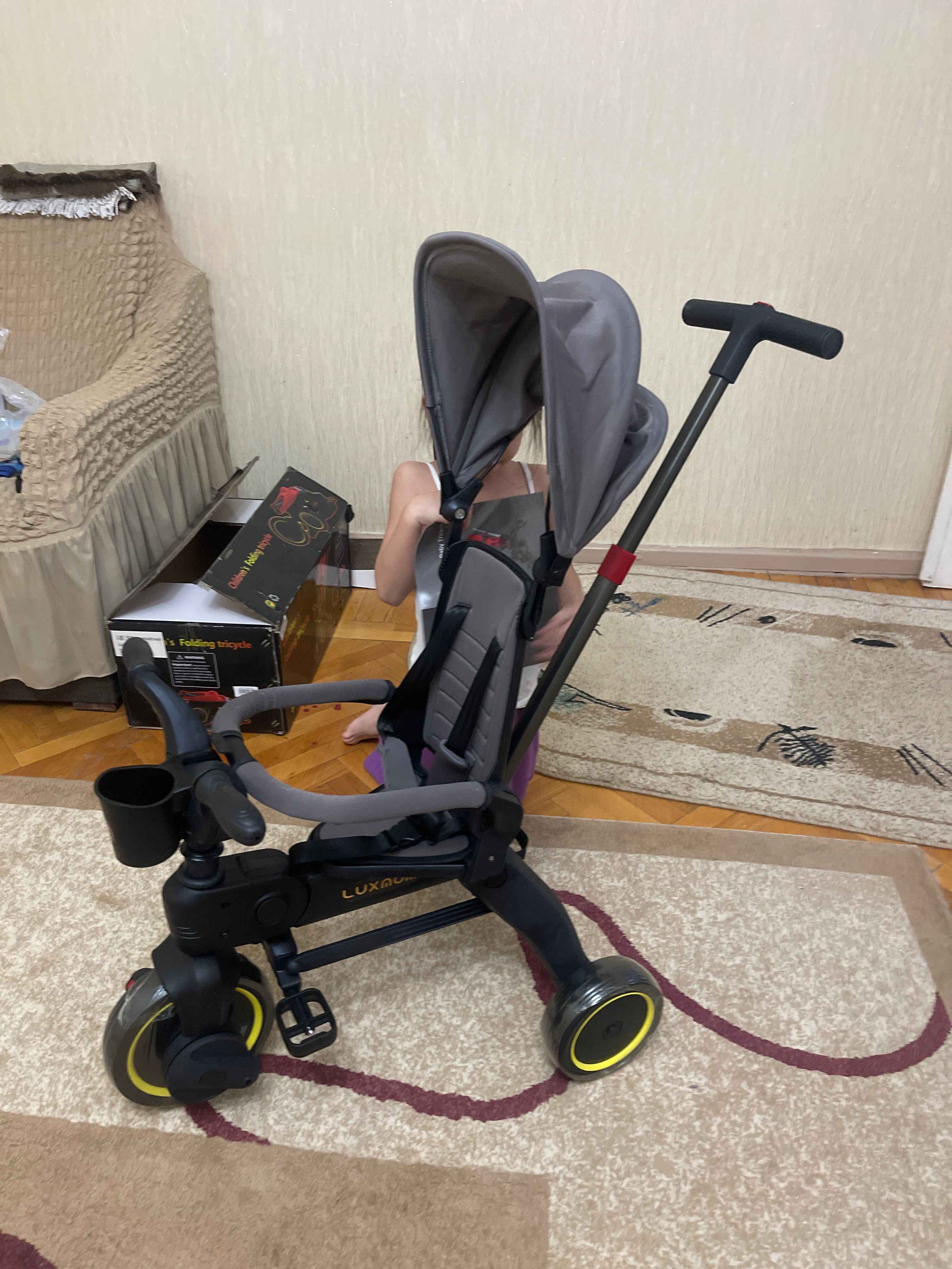 Bolalar velosiped aravachasi Luxmom S7, bolalar kolyaskasi, bolalar velosipedlari