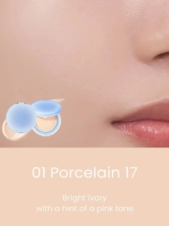 Легкий кушон, с сияющим, влажным финишем Rom&nd Bare Water Cushion - 