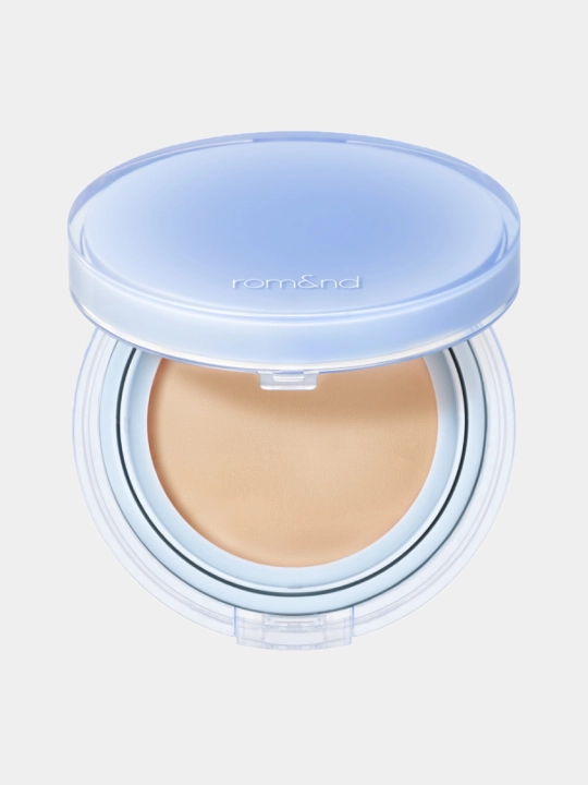 Легкий кушон, с сияющим, влажным финишем Rom&nd Bare Water Cushion