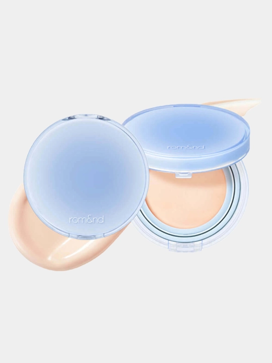 Легкий кушон, с сияющим, влажным финишем Rom&nd Bare Water Cushion