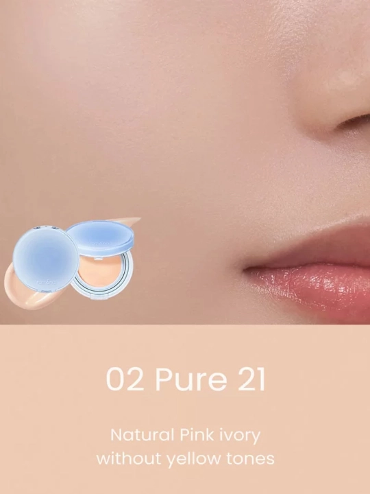 Легкий кушон, с сияющим, влажным финишем Rom&nd Bare Water Cushion