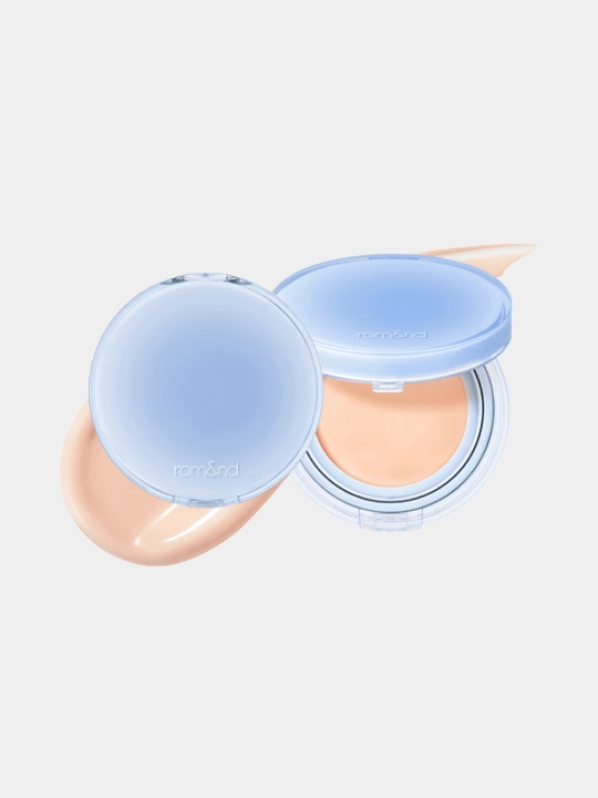 Легкий кушон, с сияющим, влажным финишем Rom&nd Bare Water Cushion