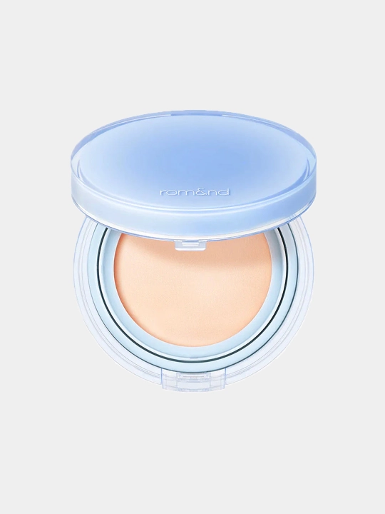 Легкий кушон, с сияющим, влажным финишем Rom&nd Bare Water Cushion