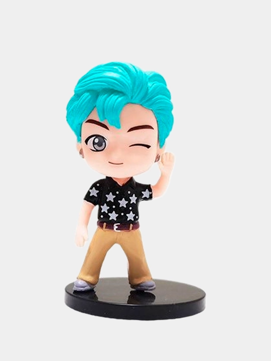 BTS guruhi kolleksiya figurkalari, ARMY uchun BTS, K-pop miniatyuralari, 8 sm