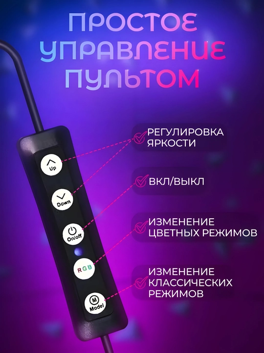 Идеальное освещение для вашего контента RGB LED Ring Light