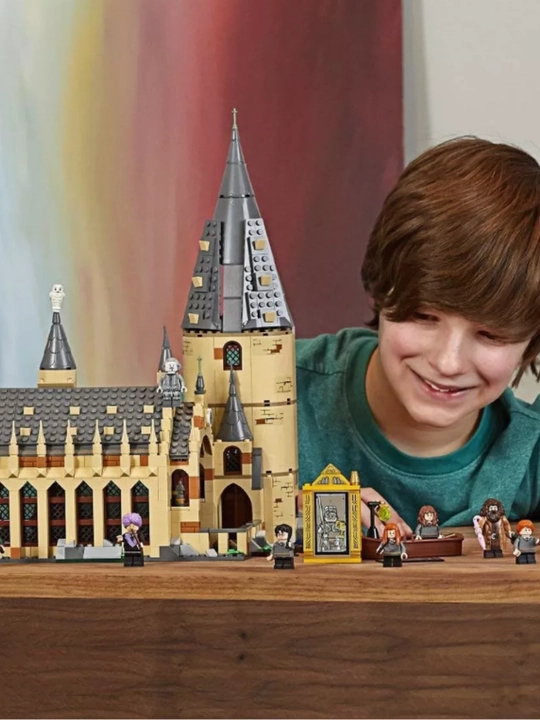 Конструктор Harry Potter, Большой зал Хогвартса, фигурки Гарри Поттер