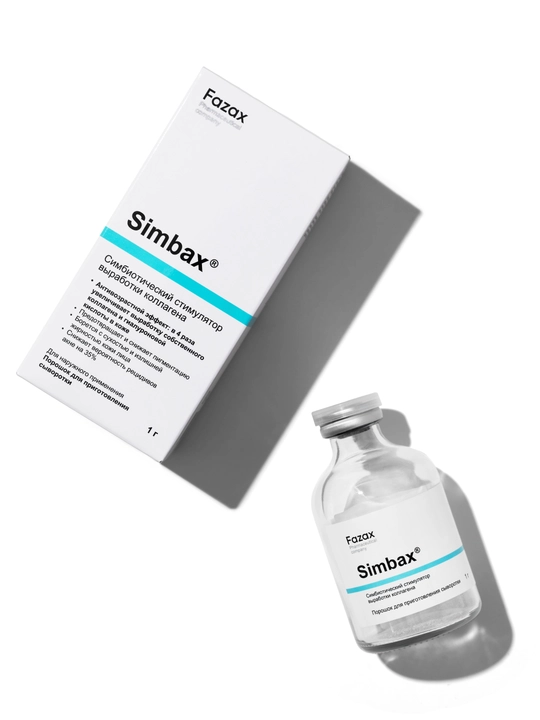 Simbax kollyagen ishlab chiqishni stimulyatsiya qiluvchi simbiotik Fazax, 1 gr