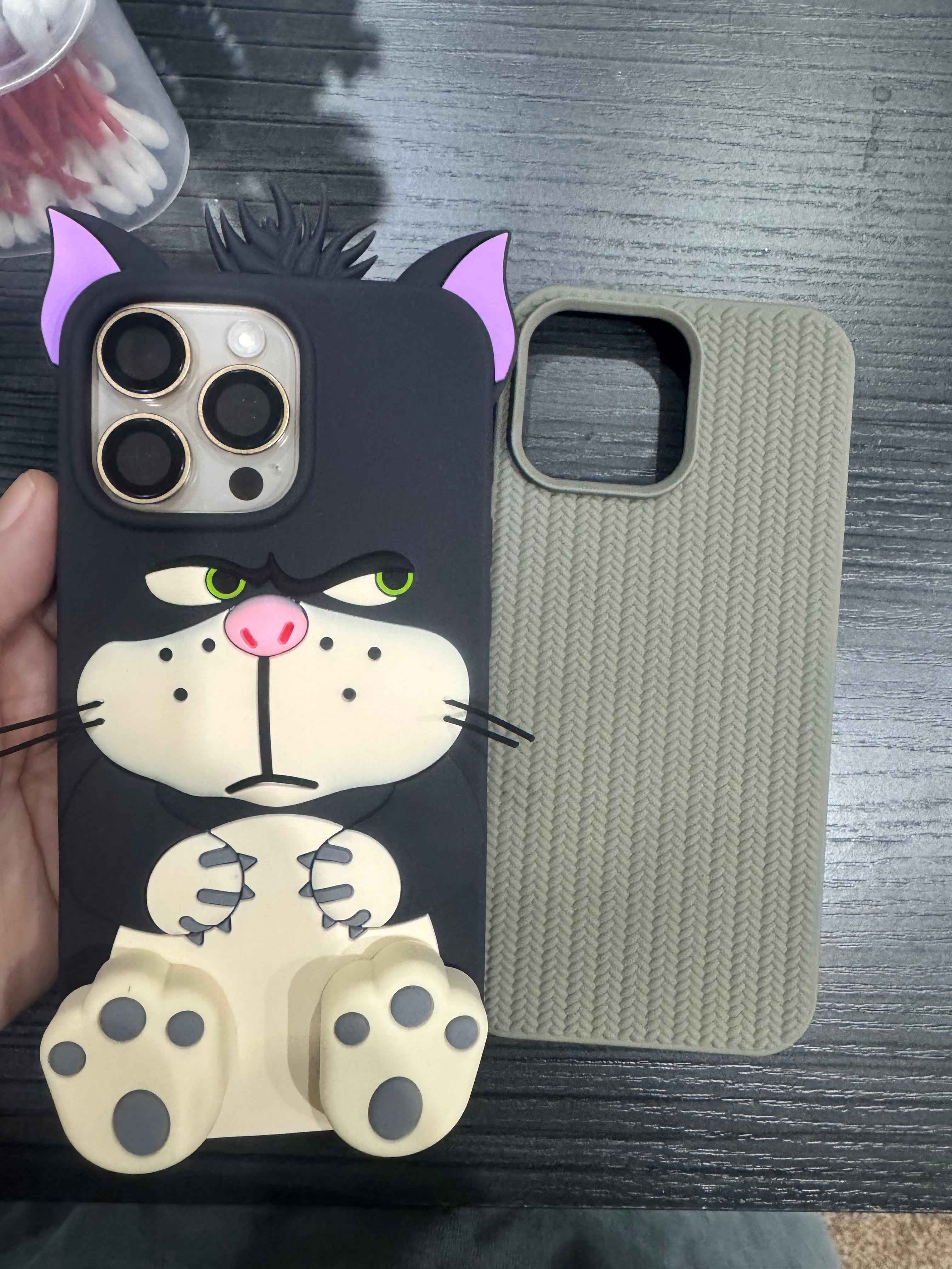 Чехол для iPhone 11, 12, 13, 14, 15, 16  люцифер кошка
