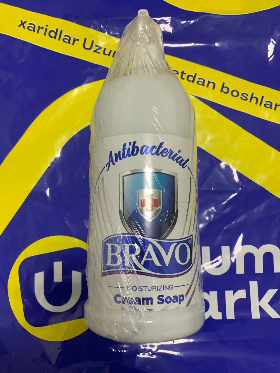 Suyuq qo'l kremi sovun BRAVO Antibakterial, 1000 ml
