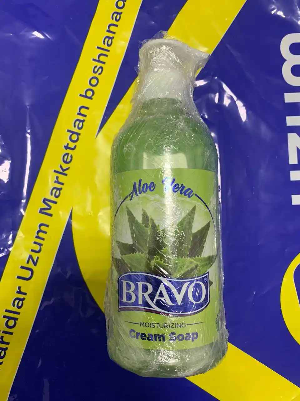 Suyuq qo'l kremi sovun BRAVO Aloe Vera, 500 ml