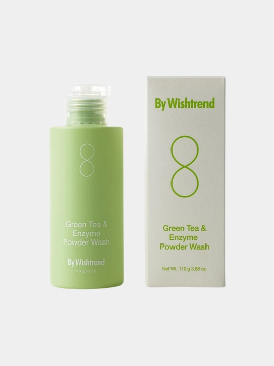 Yashil choy ferment kukuni By  Wishtrend, Green Tea & Enzyme Powder Wash, 110 g