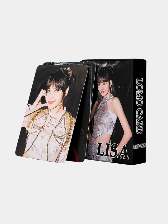 K-Pop BlackPink Lomo kartalari, 20 dan ortiq turlari, 55 dona