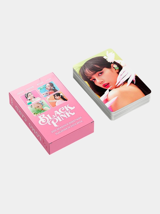 K-Pop BlackPink Lomo kartalari, 20 dan ortiq turlari, 55 dona
