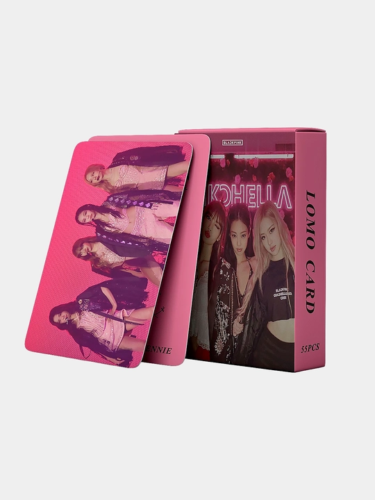 K-Pop BlackPink Lomo kartalari, 20 dan ortiq turlari, 55 dona