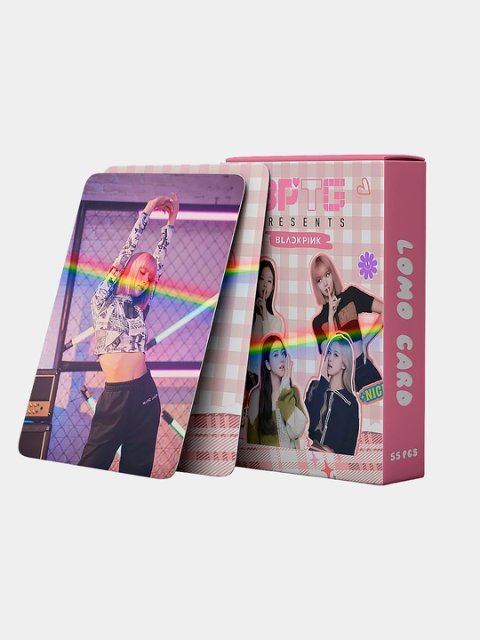 K-Pop BlackPink Lomo kartalari, 20 dan ortiq turlari, 55 dona