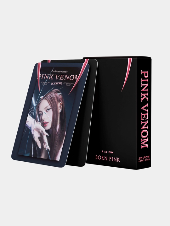 K-Pop BlackPink Lomo kartalari, 20 dan ortiq turlari, 55 dona