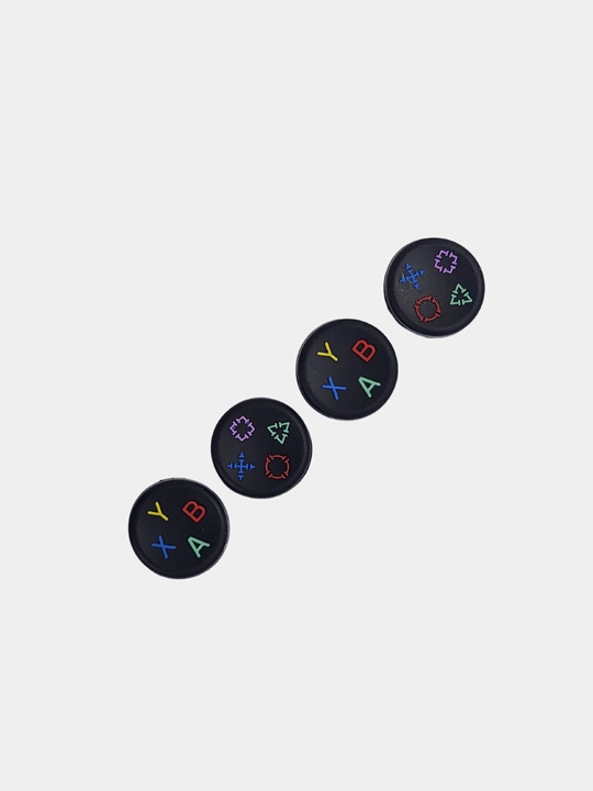 Dualsense PS5, PS4, XBOX geympad joystik tugmalari uchun changdan himoyalovchi qalpoqchalar, 4 dona