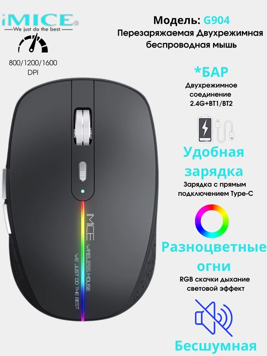 Imice G904 simsiz o'yin sichqonchasi - 