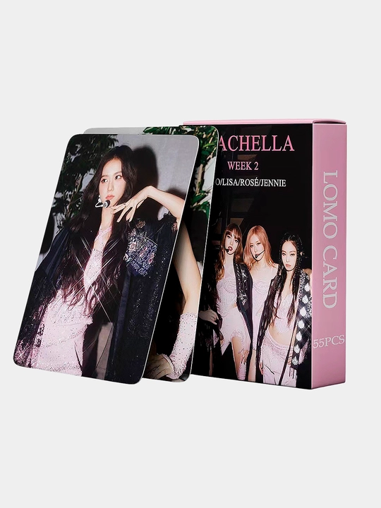 K-Pop BlackPink Lomo kartalari, 20 dan ortiq turlari, 55 dona