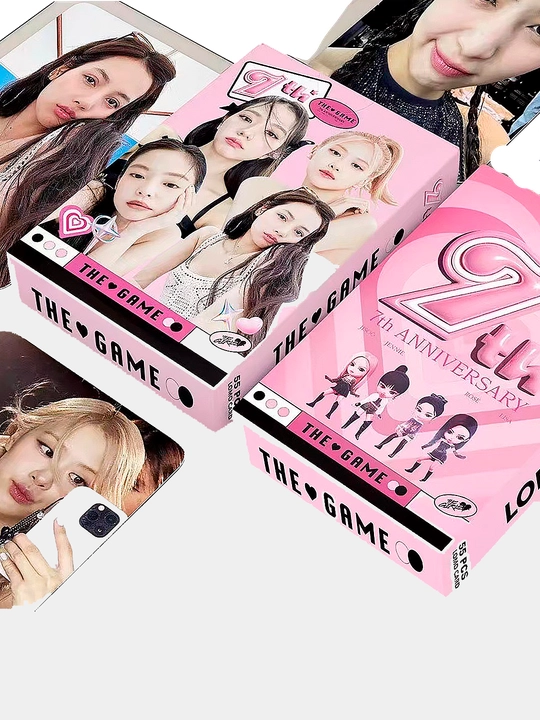 K-Pop BlackPink Lomo kartalari, 20 dan ortiq turlari, 55 dona