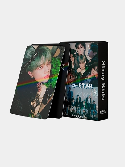 Коллекционные Lomo карты K-Pop Stray Kids, 55 штук, более 20 видов — 4HOME-1551633-ЛЗЕЛЕН