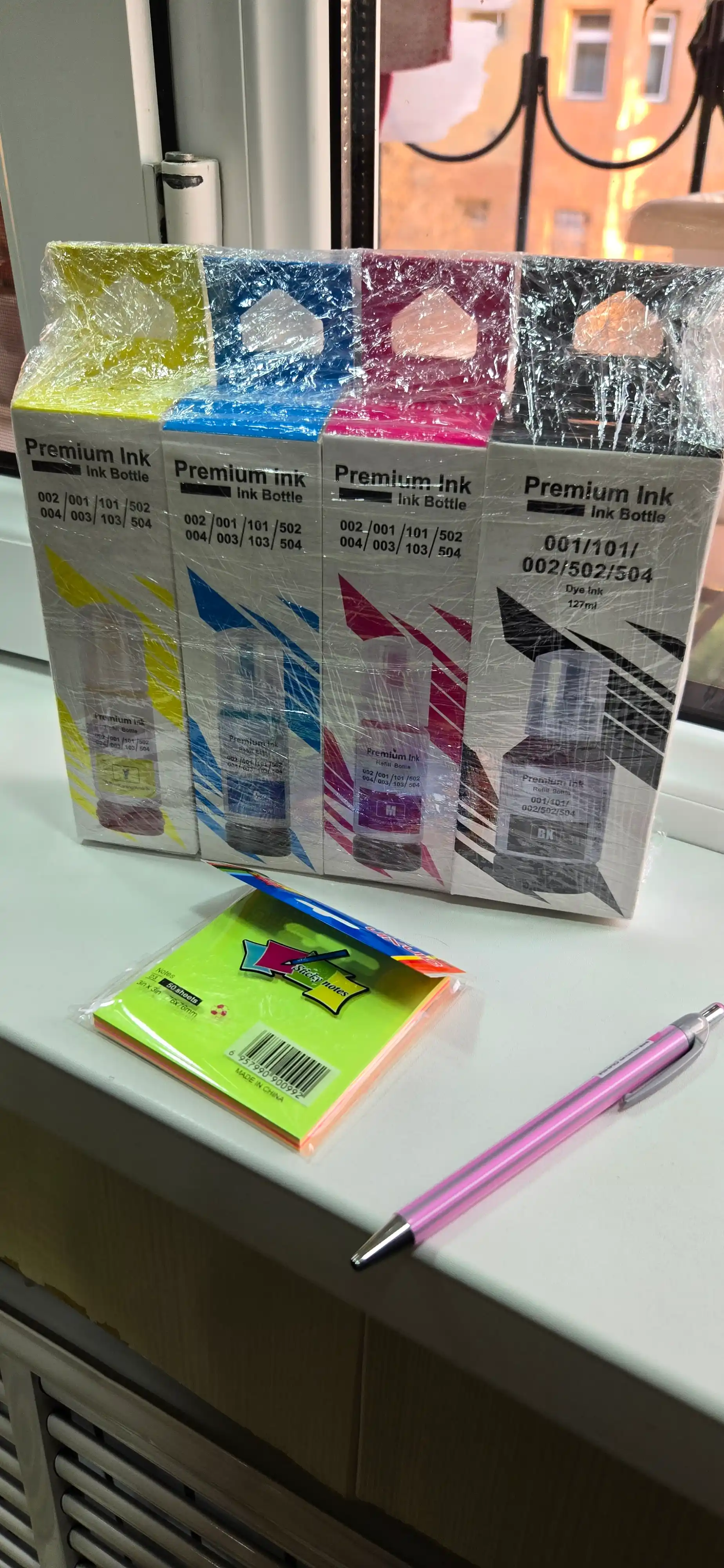 Epson 103/003 siyohlar to‘plami L3150, L3110, L1110, L5190 uchun, 4 rang