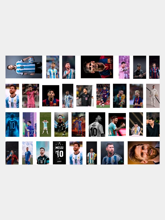 Futbol nakleykalari, 30 dona - 