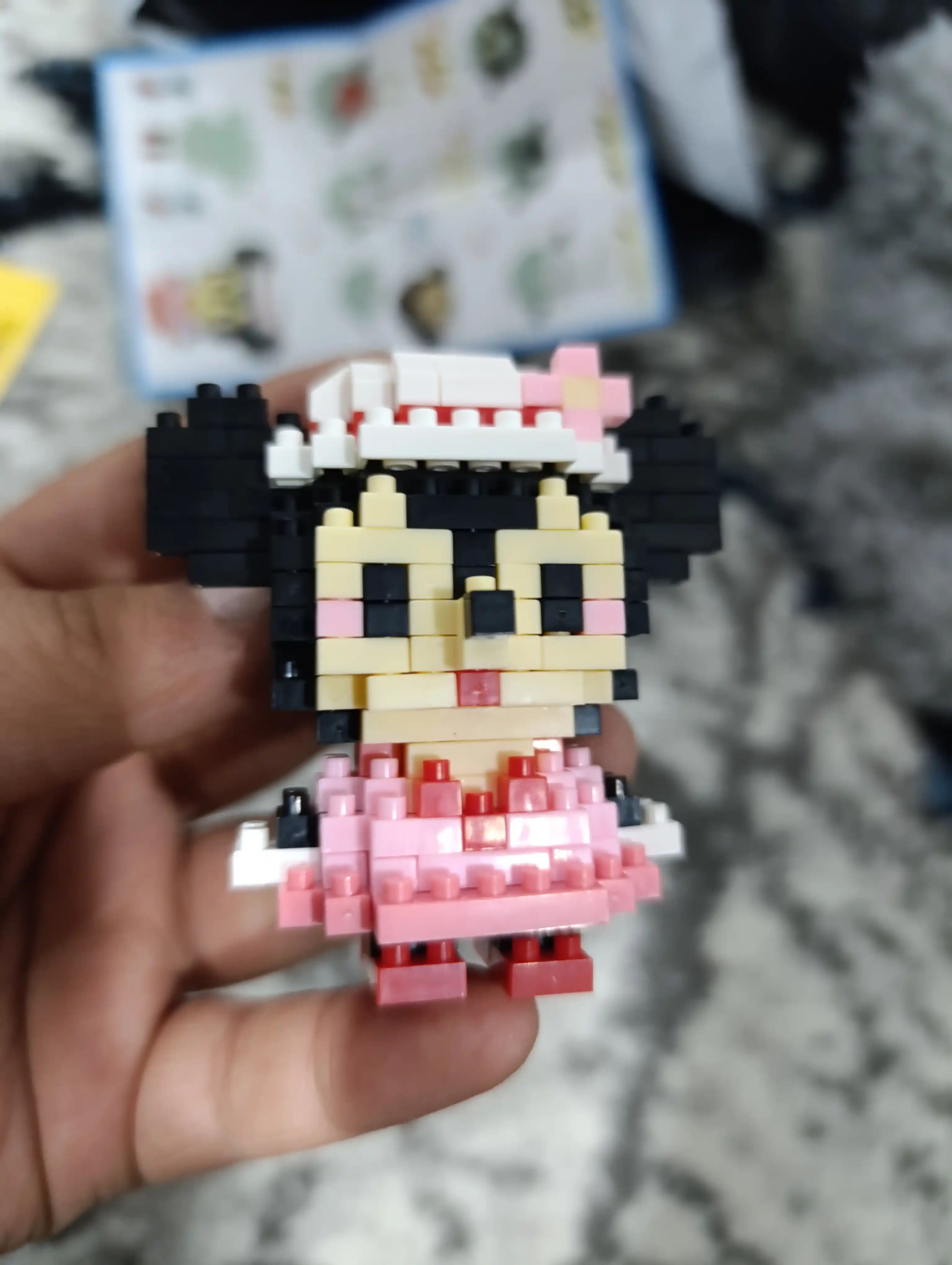 3D blokli konstruktor, mini lego, bolalar va kattalar uchun jumboq, haykalchalar