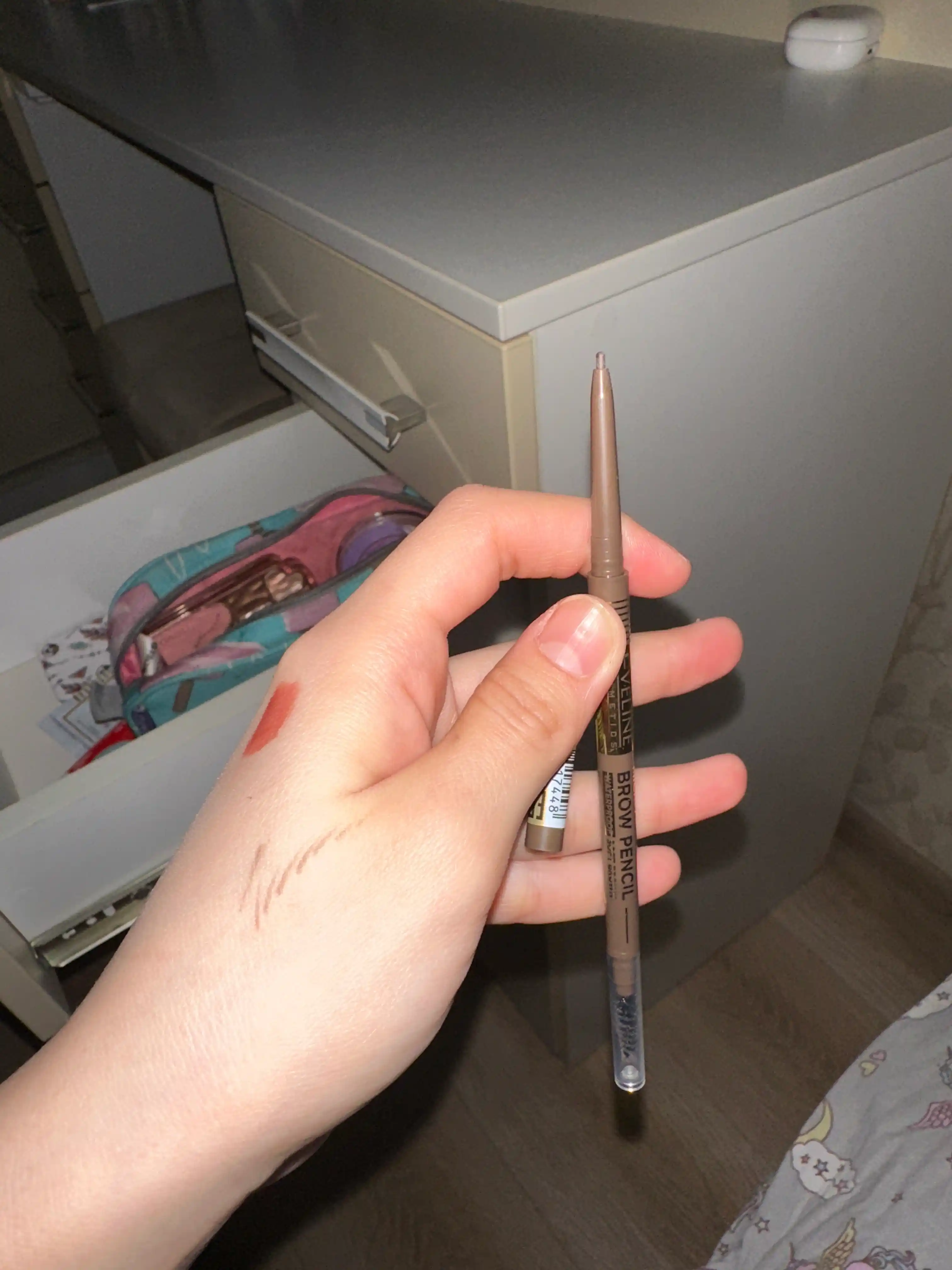 Qoshlar uchun qalam Eveline Micro Precise Brow Pencil,  jigarrang