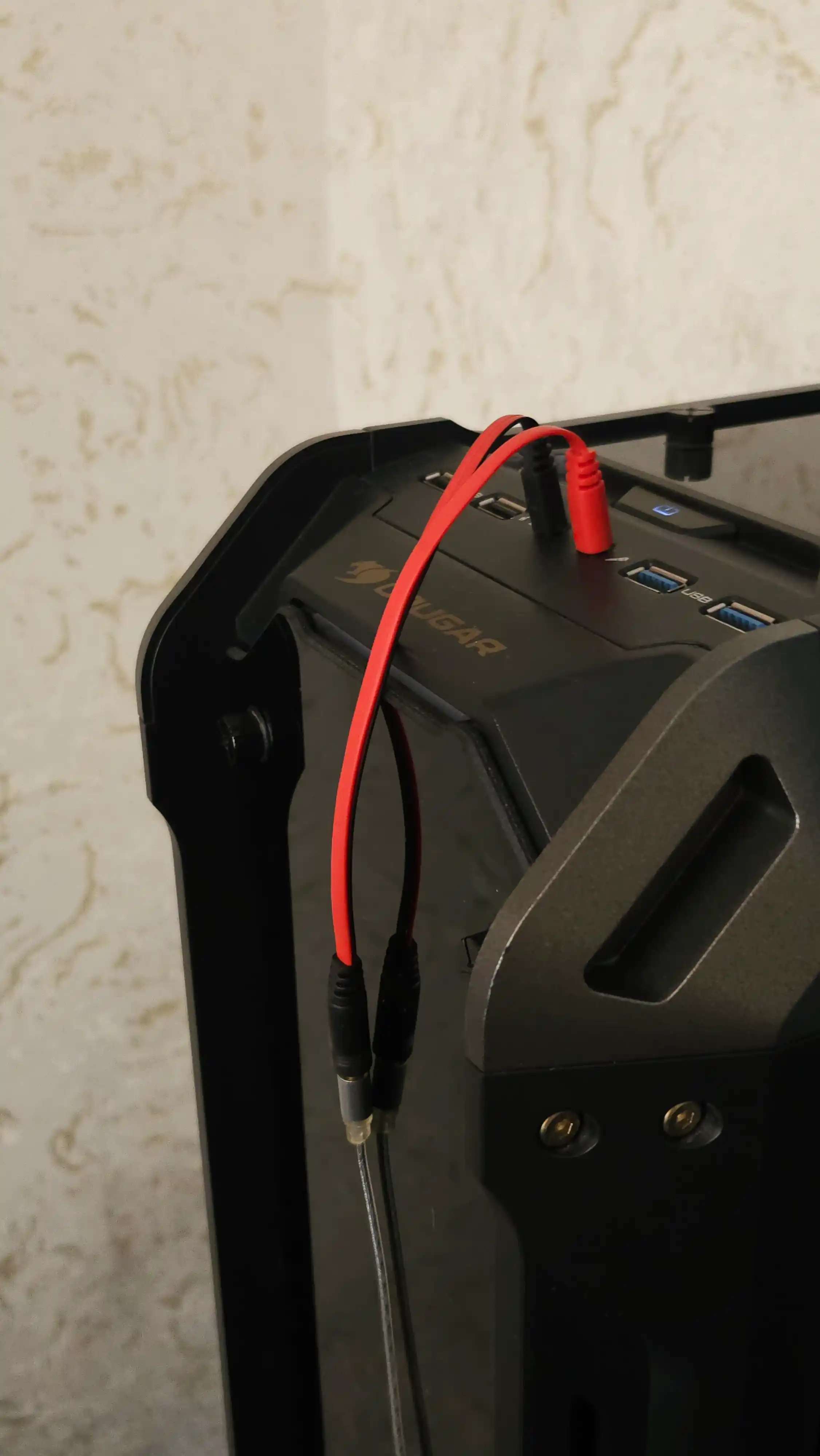 Eshitish vositasi + mikrofon uchun splitter adapterlari