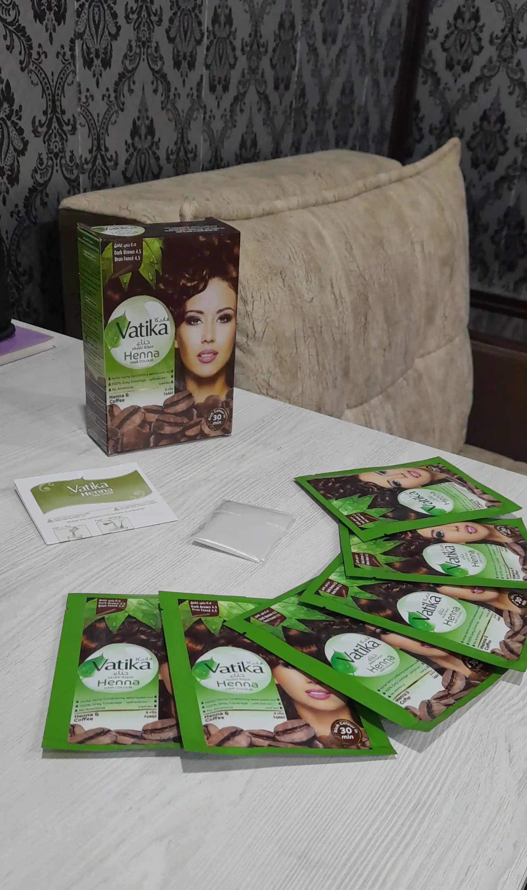 Sochlar uchun xna Vatika DBW, 60 g "24"