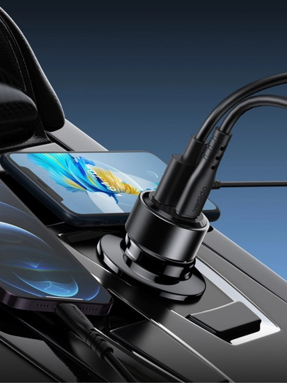 Yesido USB-C tez zaryadlovchi 60 Vt, Type-C kabeli bilan