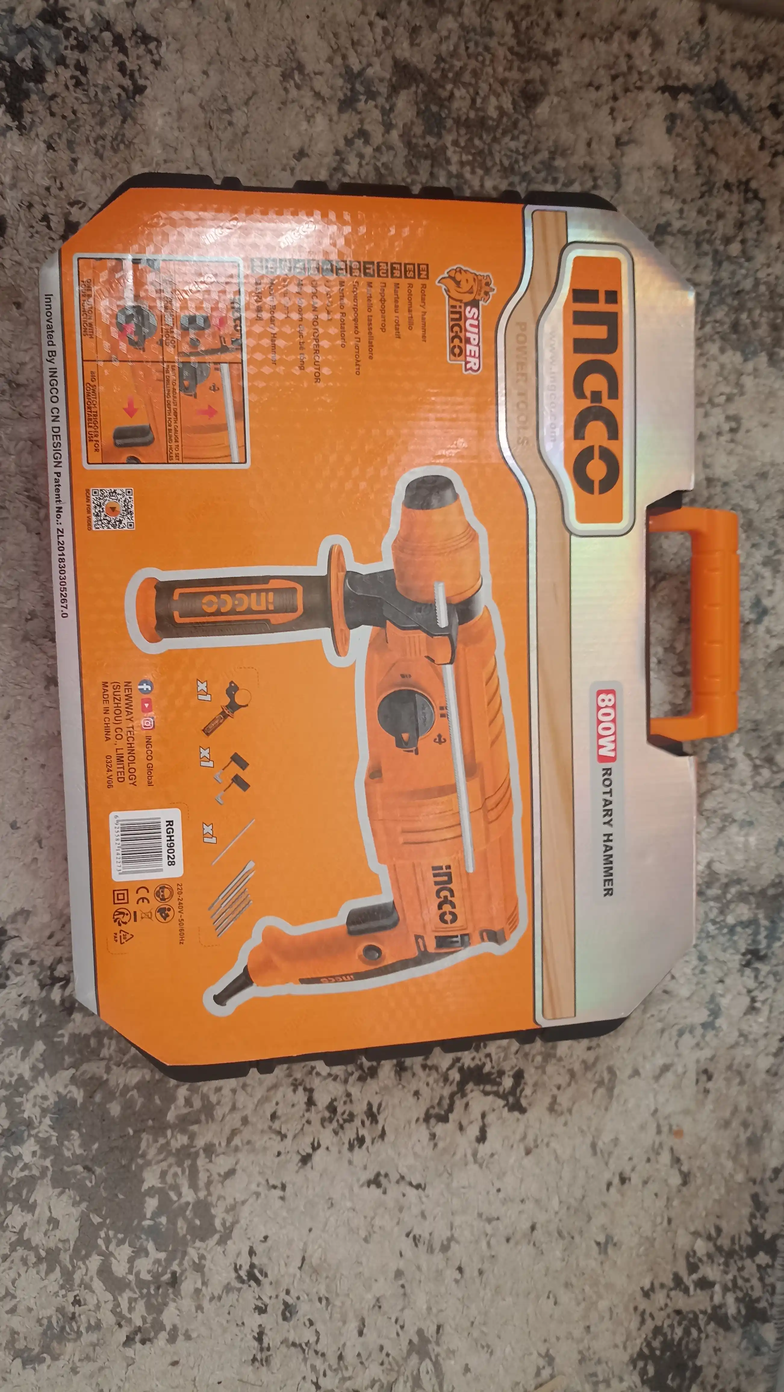 Перфоратор SDS-plus 800W Ingco RGH9028